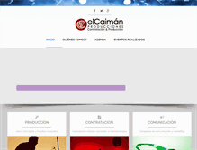 Tablet Screenshot of elcaiman.org